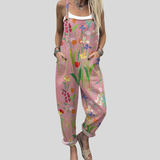 Bequeme Latzhose mit Wildblumen – Produktansicht 1