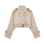 Kurzer Trenchcoat für Damen – Produktansicht 7