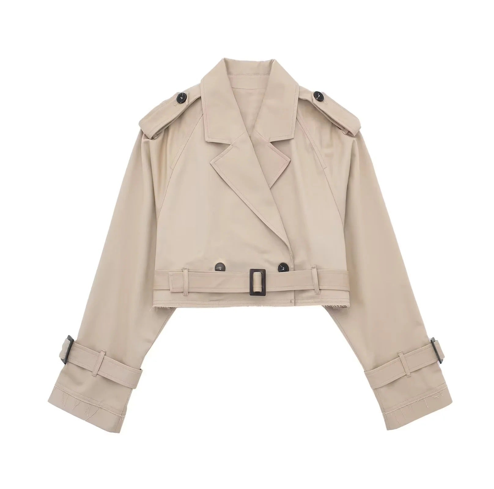 Kurzer Trenchcoat für Damen – Produktansicht 7