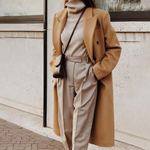 Langer Oversize-Wollmantel für den Winter – Produktansicht 1