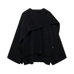 Asymmetrischer Oversize-Strickmantel – Produktansicht 9