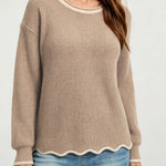 Weiter Pullover mit Rundhalsausschnitt für jeden Tag – Produktansicht 9