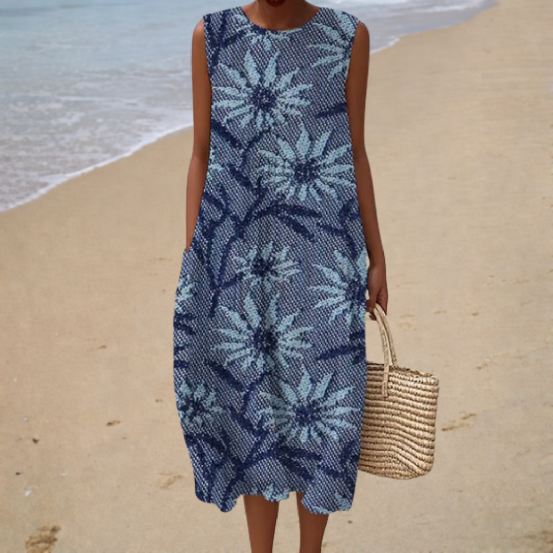 Unkompliziertes ärmelloses Kleid für den Sommer – Produktansicht 1