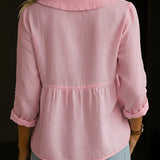 Moderne Bluse mit Peter-Pan-Kragen – Produktansicht 12