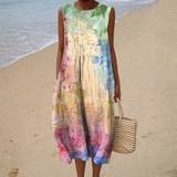 Bequemes ärmelloses Sommerkleid – Produktansicht 1