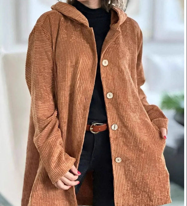 Cordjacke mit Kapuze – Produktansicht 9