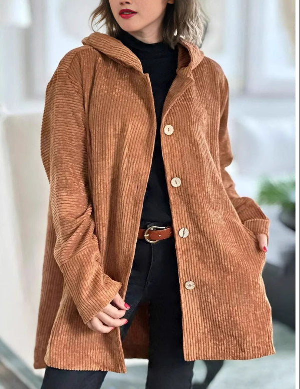 Cordjacke mit Kapuze – Produktansicht 9