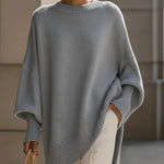 Eleganter Oversize-Poncho aus weichem Strick – Produktansicht 10