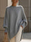 Eleganter Oversize-Poncho aus weichem Strick – Produktansicht 10