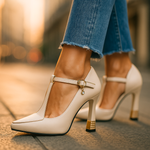 Bequeme Pumps mit weicher Dämpfung mit Blockabsatz – Produktansicht 4