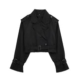Kurzer Trenchcoat für Damen – Produktansicht 4