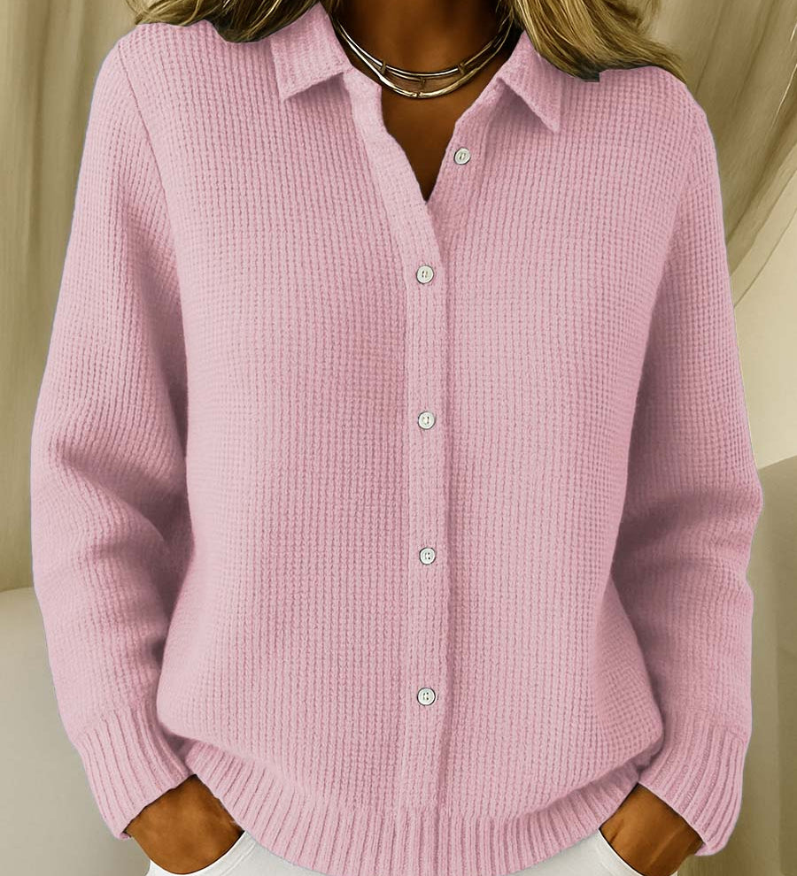 Klassische Strickjacke mit Knopfleiste – Produktansicht 3