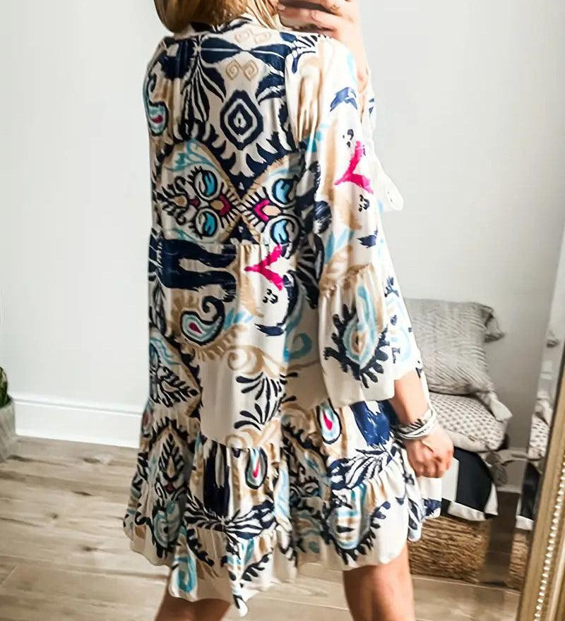 Bequemes Boho-Tunikakleid – Produktansicht 2