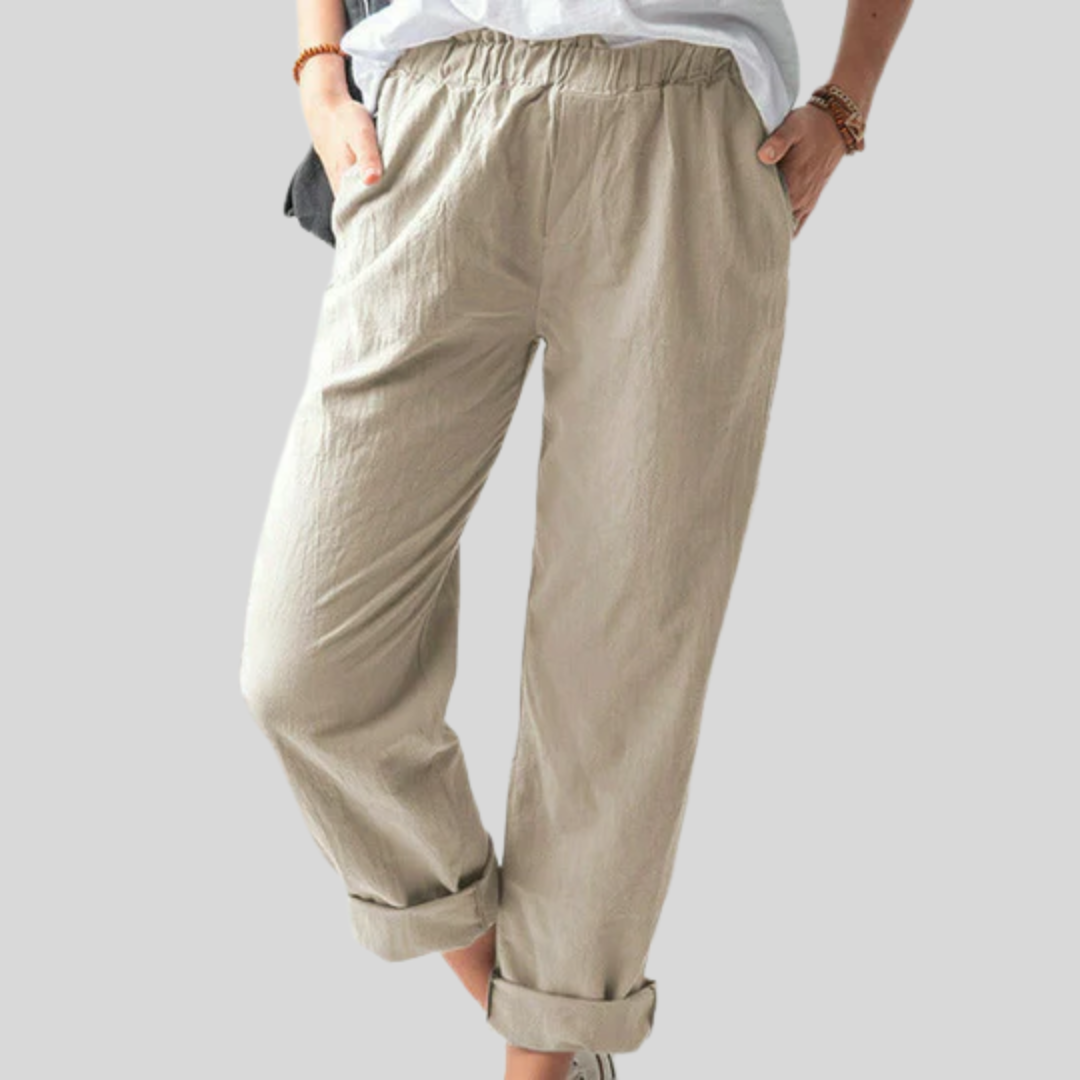 Bequeme Hose mit weicher Struktur – Produktansicht 1