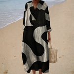 Sommerkleid mit lebendigem Druckmuster – Produktansicht 1