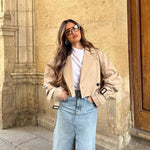 Kurzer Trenchcoat für Damen – Produktansicht 6