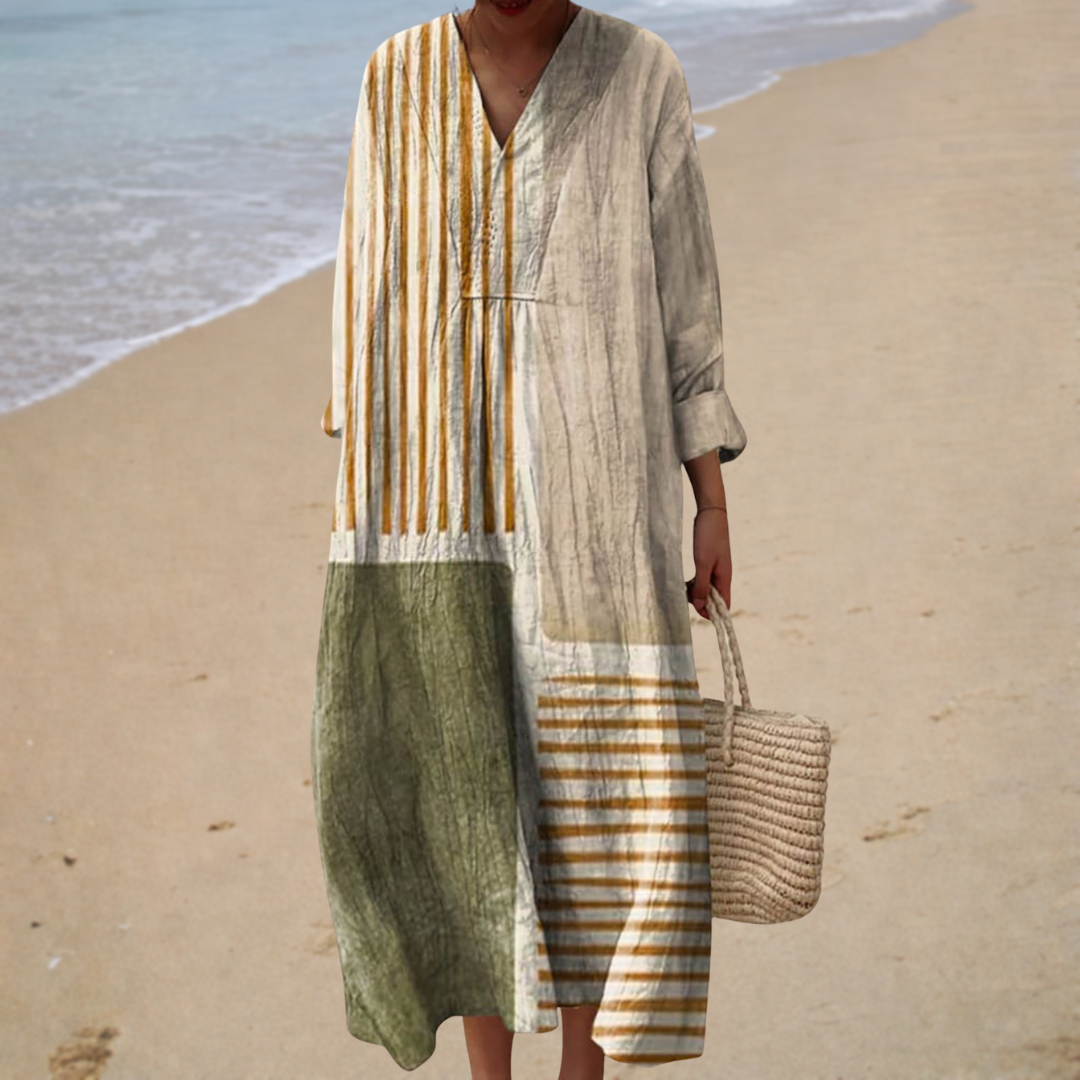 Luftiges Sommerkleid mit floralem Muster – Produktansicht 1