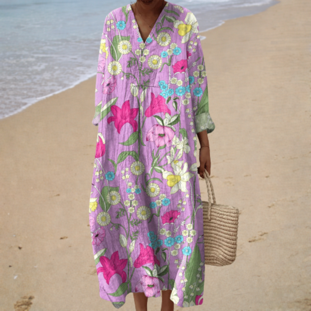 Luftiges Sommerkleid mit Print – Produktansicht 1