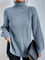 Rollkragenpullover mit Raglanärmeln und Saumschlitz – Produktansicht 8