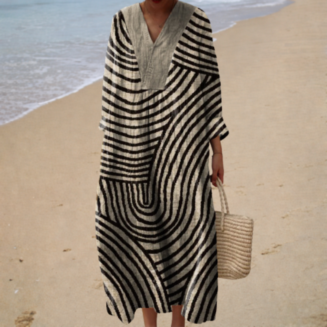 Luftiges Sommerkleid mit Print – Produktansicht 1