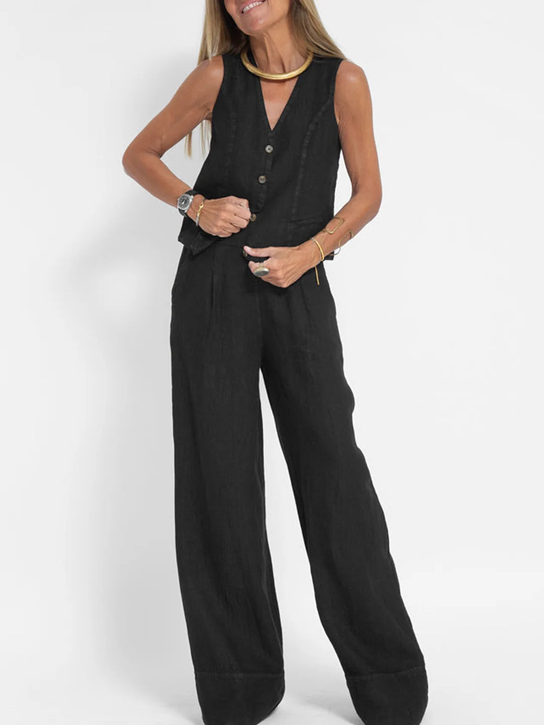 Elegantes Set aus Weste und Hose – Produktansicht 9