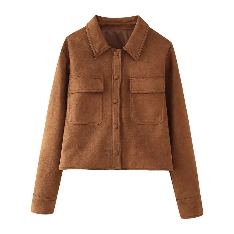 Braune Damenjacke – Produktansicht 2