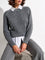 Unifarbener Grobstrick-Pullover in bequemer Passform – Produktansicht 14