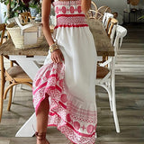 Bequemes Maxikleid im Boho-Stil für den Sommer – Produktansicht 2