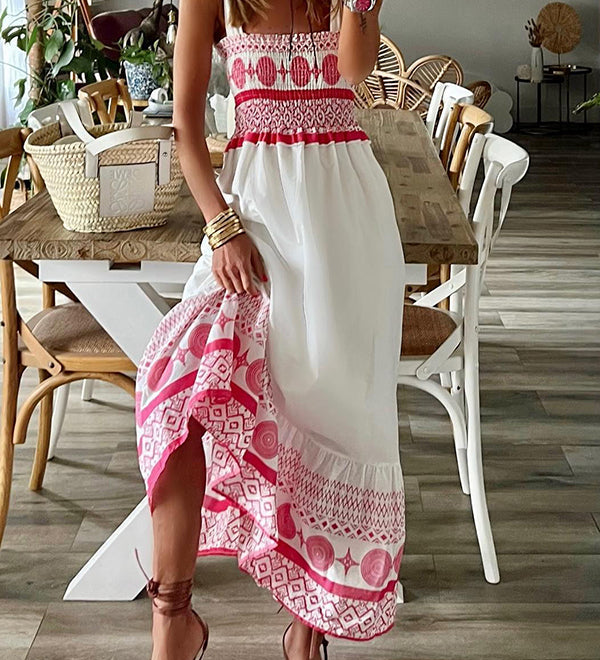 Bequemes Maxikleid im Boho-Stil für den Sommer – Produktansicht 2