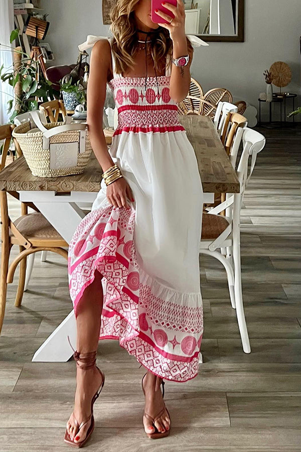 Bequemes Maxikleid im Boho-Stil für den Sommer – Produktansicht 2