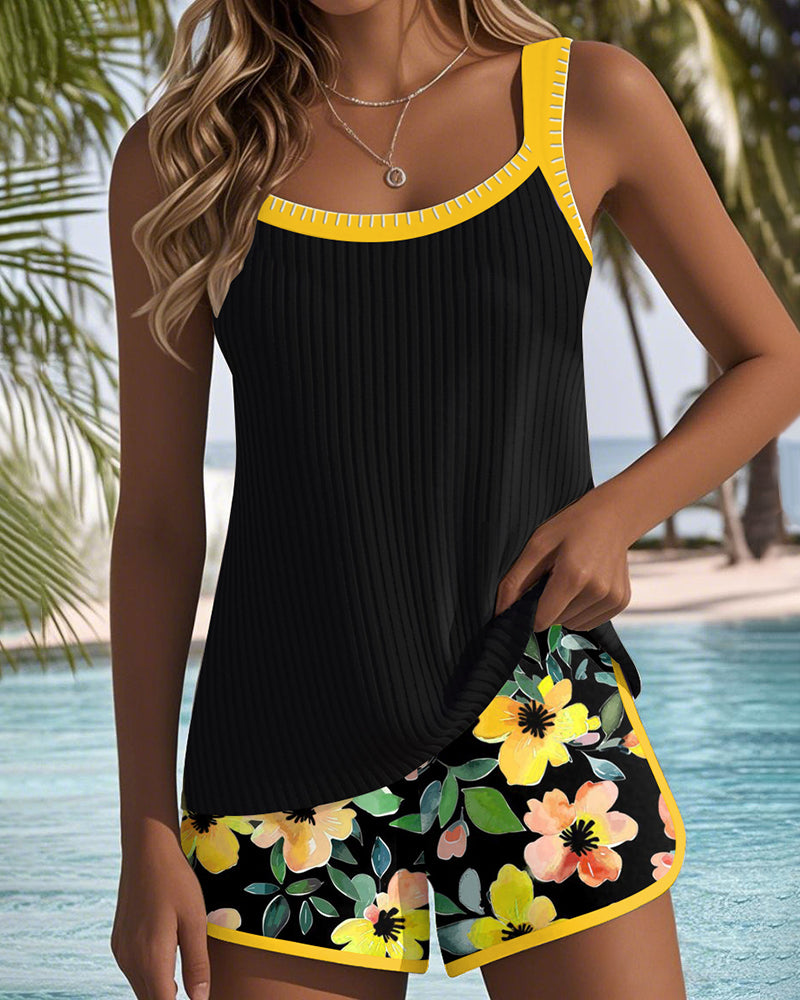 Bequemer zweiteiliger Tankini für Damen – Produktansicht 8