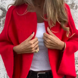 Offener Oversize-Cardigan aus Premium-Strick – Produktansicht 3