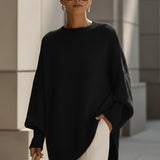 Eleganter Oversize-Poncho aus weichem Strick – Produktansicht 11