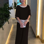 Elegantes Set aus Oberteil und Hose mit funkelnden Details – Produktansicht 10
