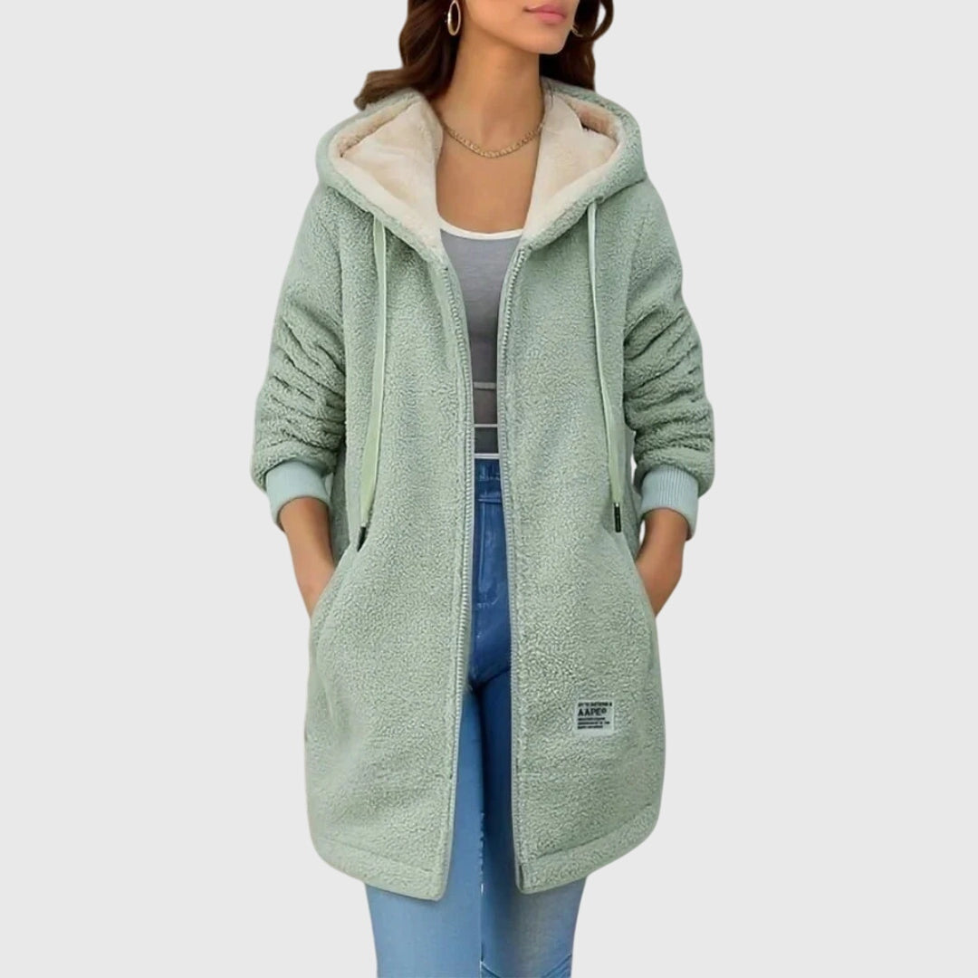 Fleecejacke mit Kapuze – Produktansicht 2