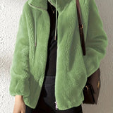 Weiche Damen-Fleecejacke – Produktansicht 4