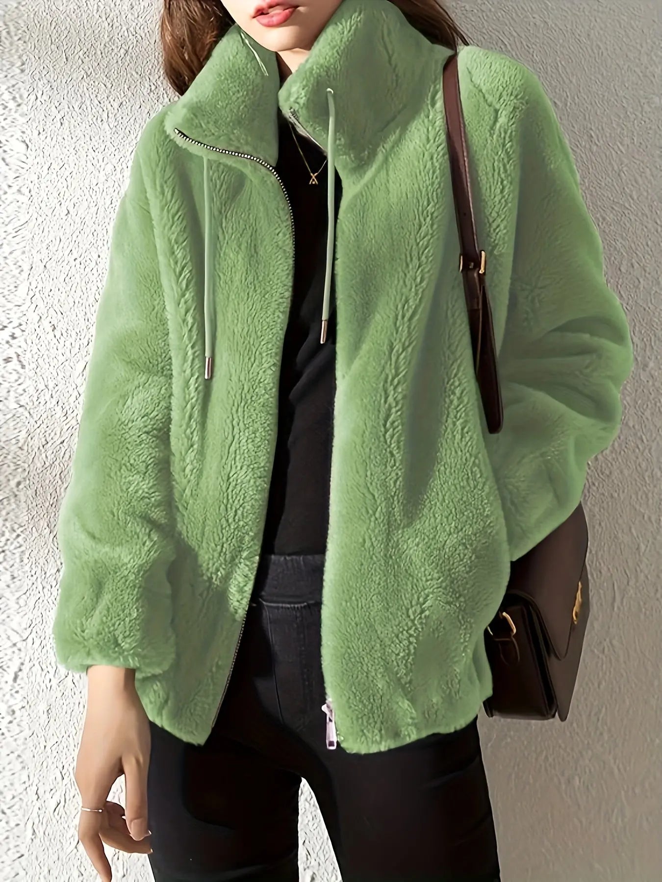 Weiche Damen-Fleecejacke – Produktansicht 4