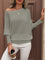 Eleganter schulterfreier Pullover mit Ballonärmeln – Produktansicht 7