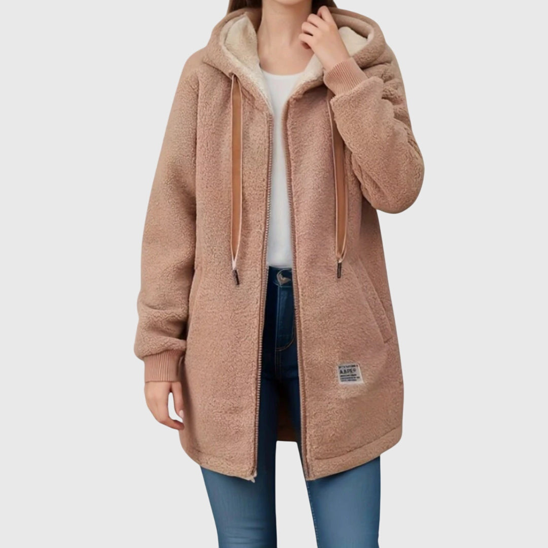 Fleecejacke mit Kapuze – Produktansicht 3