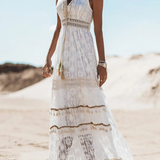 Bequemes Boho-Kleid mit V-Ausschnitt – Produktansicht 4