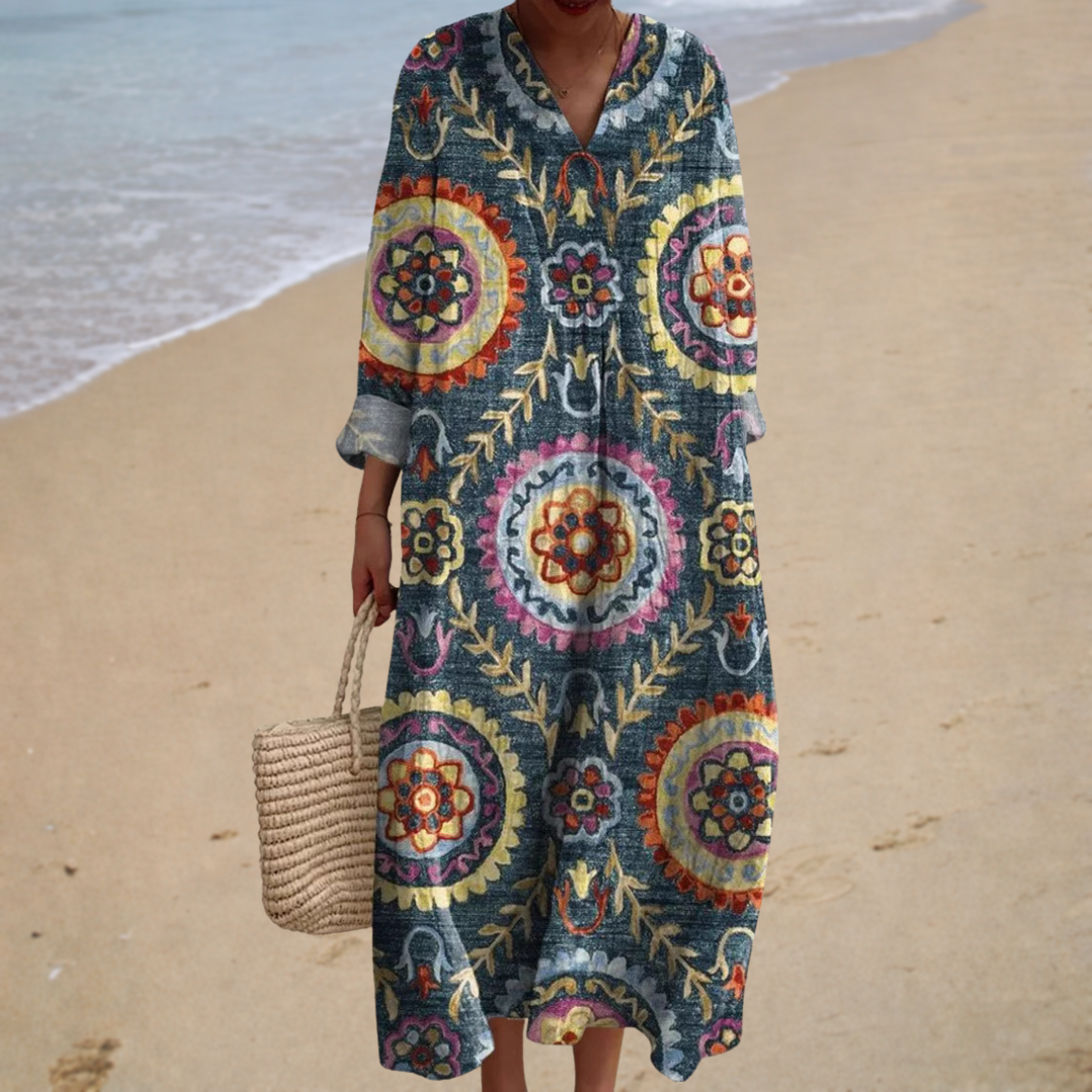 Leichtes Sommerkleid mit Print – Produktansicht 1