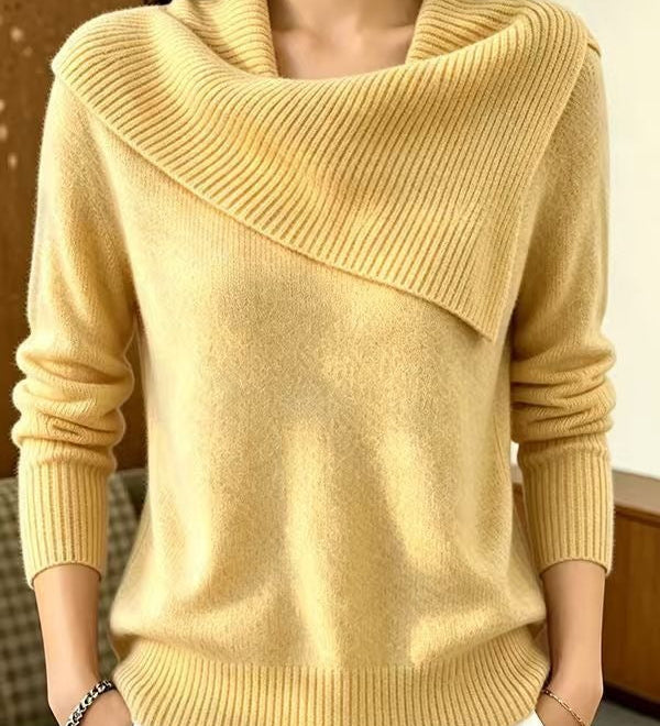 Lässiger Pullover mit Reverskragen – Produktansicht 11
