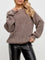 Unifarbener Grobstrick-Pullover in bequemer Passform – Produktansicht 10