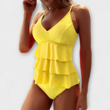 Stilvoller Badeanzug mit sommerlichem Print – Produktansicht 2