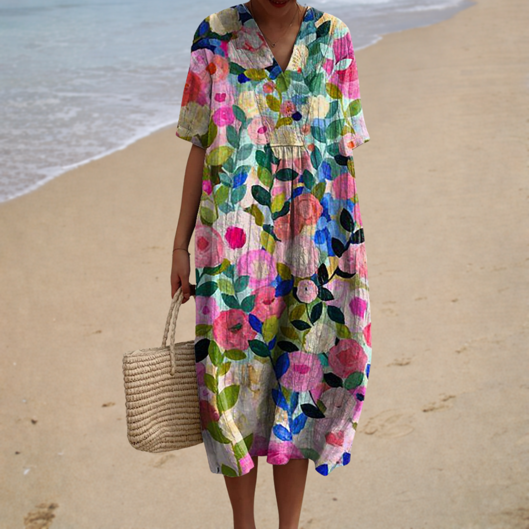 Sommerkleid aus leichtem, atmungsaktivem Stoff – Produktansicht 1