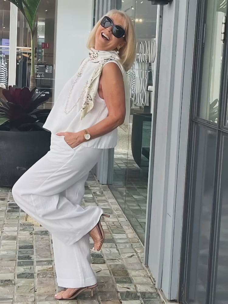 Elegantes Set aus Oberteil und Hose – Produktansicht 2