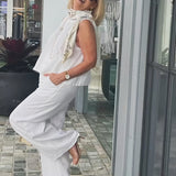 Elegantes Set aus Oberteil und Hose – Produktansicht 2