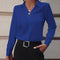 Langärmelige Bluse mit Kragen und Perlendetails – Produktansicht 7