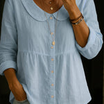 Moderne Bluse mit Peter-Pan-Kragen – Produktansicht 3