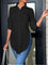Elegante Bluse mit Knopfleiste und Reverskragen – Produktansicht 6
